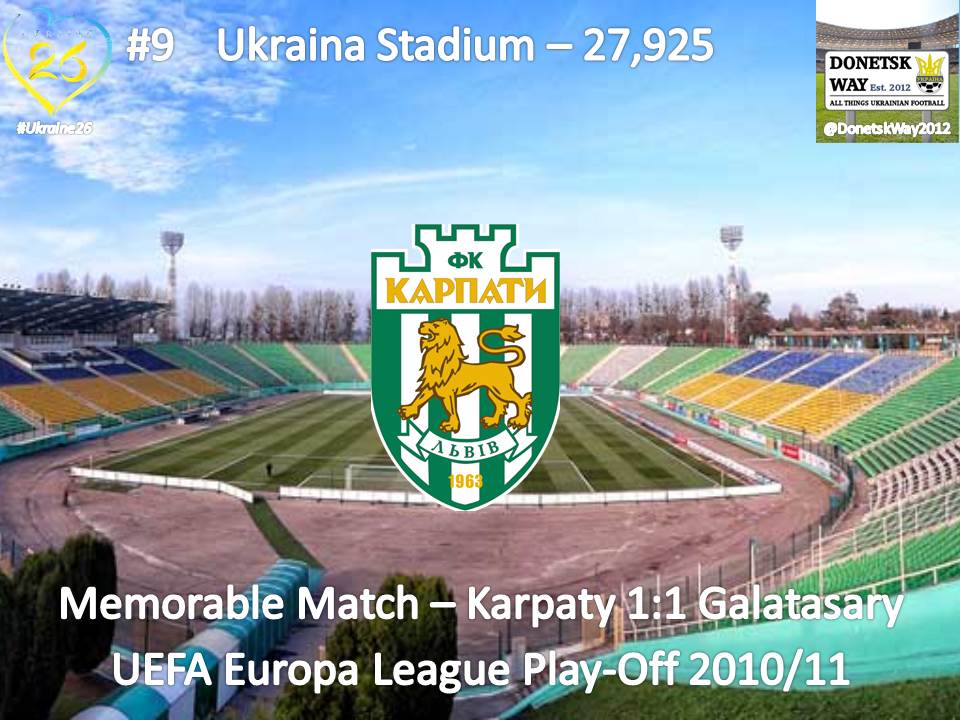 With Independence Day – the 26 Biggest Stadiums of Ukraine! – Donetsk Way